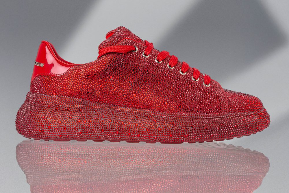 PHILIPP PLEIN CRYSTAL SNEAKERS - Image 2