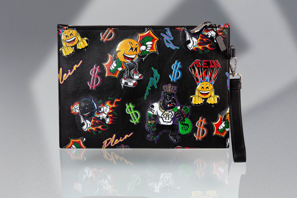 PHILIPP PLEIN WBAG LEATHER GRAPHIC