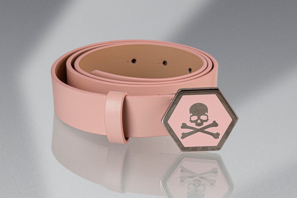 PHILIPP PLEIN  Leather Belt Skull