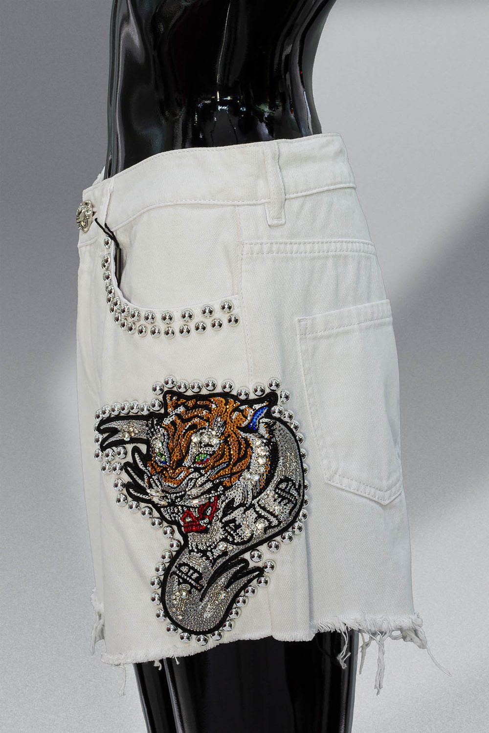 PHILIPP PLEIN WHITE SHORTS - Image 2
