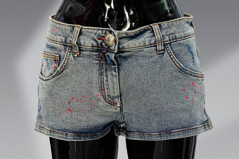 PHILIPP PLEIN SHORTS DOTTED