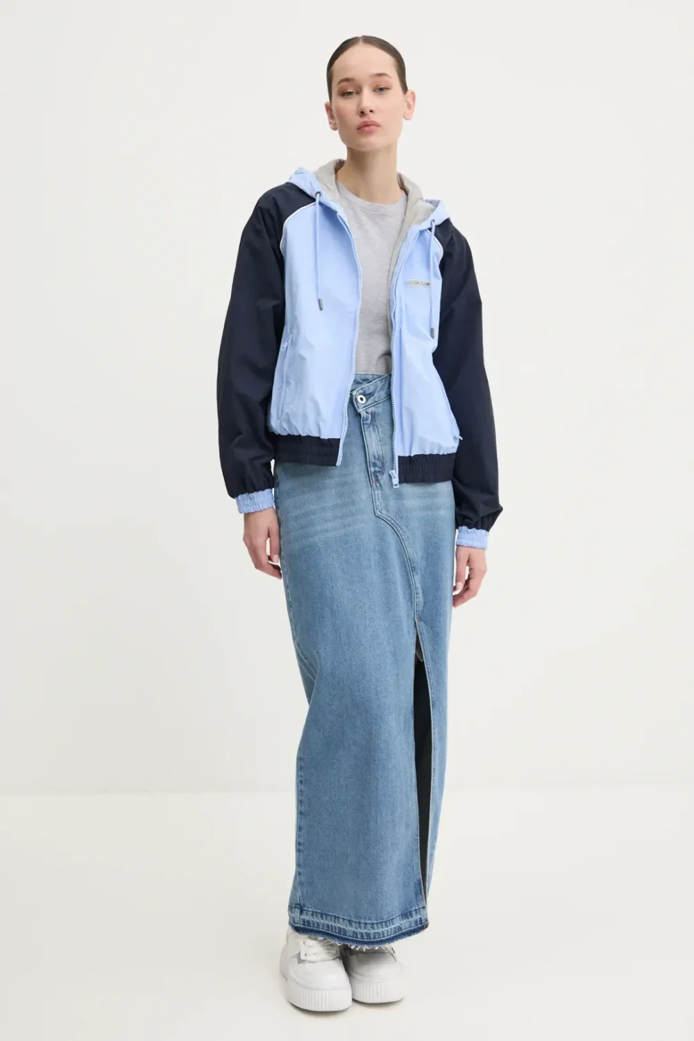 Džínsová sukňa Karl Lagerfeld Jeans
