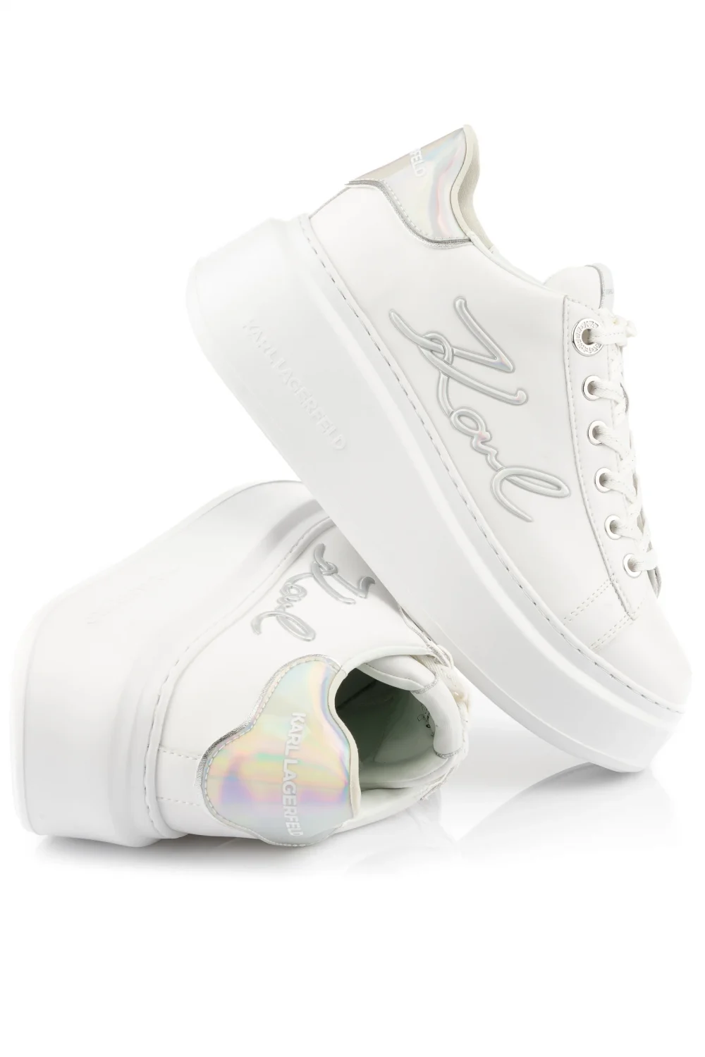 TENISKY KARL LAGERFELD ANAKAPRI SIGNIA LACE LTHR