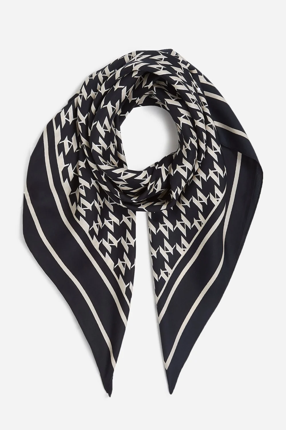 ŠATKA KARL LAGERFELD K/MONOGRAM SILK SCARF - Image 2