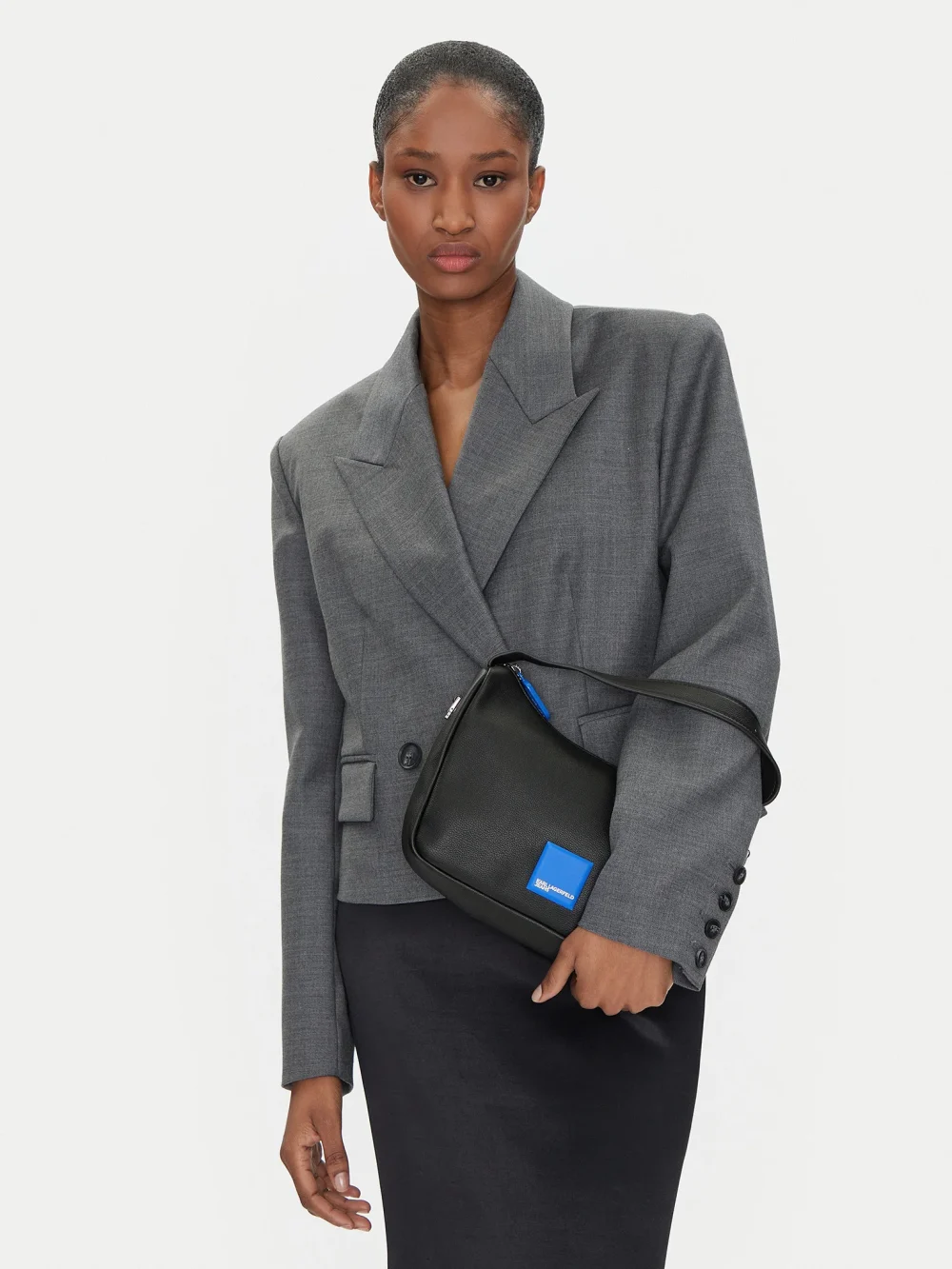 KARL LAGERFELD BOX LOGO SOFT MINI HOBO