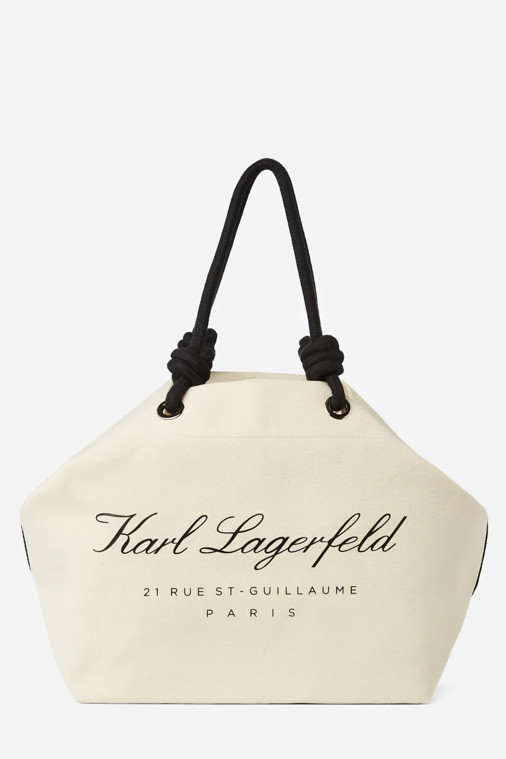 KARL LAGERFELD HOTEL KARL BEACH TOTE NATURAL