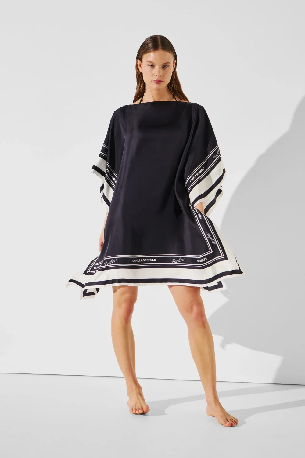 KARL LAGERFELD KL X BORSALINO TUNIC BLACK